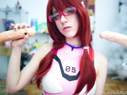 Lana Rain & Mari Makinami Slutty Double Blowjob Frenzy 💦🍆